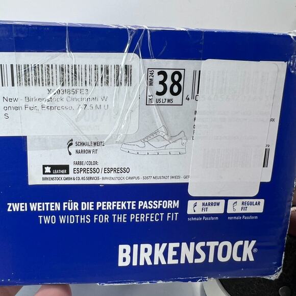 Birkenstock Cincinnati Felt Wool Lace up Shoes Espresso Women 7/Men 5/EU 38 NWB - Picture 10 of 10